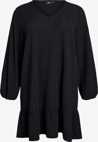 ZizziHaljina 'MZENIA' - crna boja: prednji dio