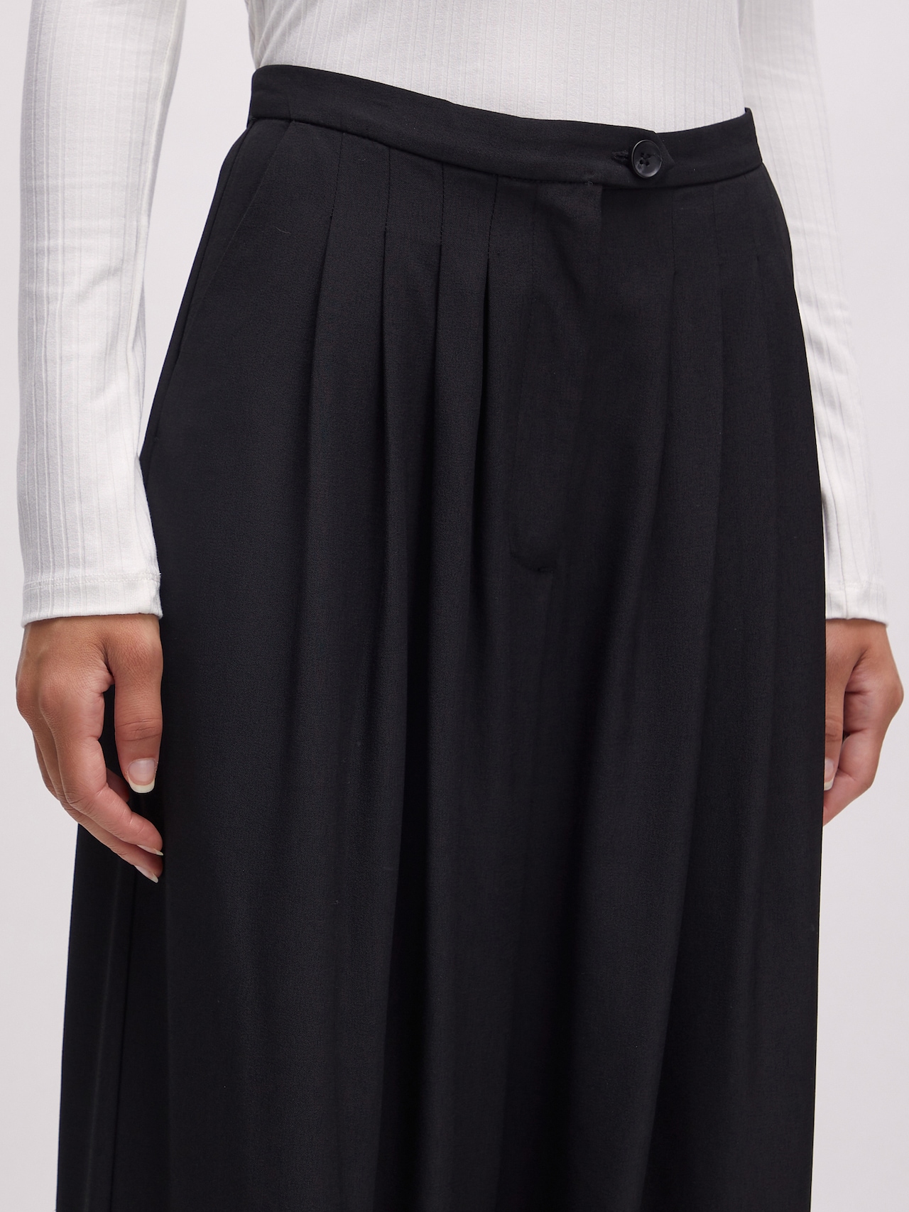 EDITED Pantalón 'Sandy' negro