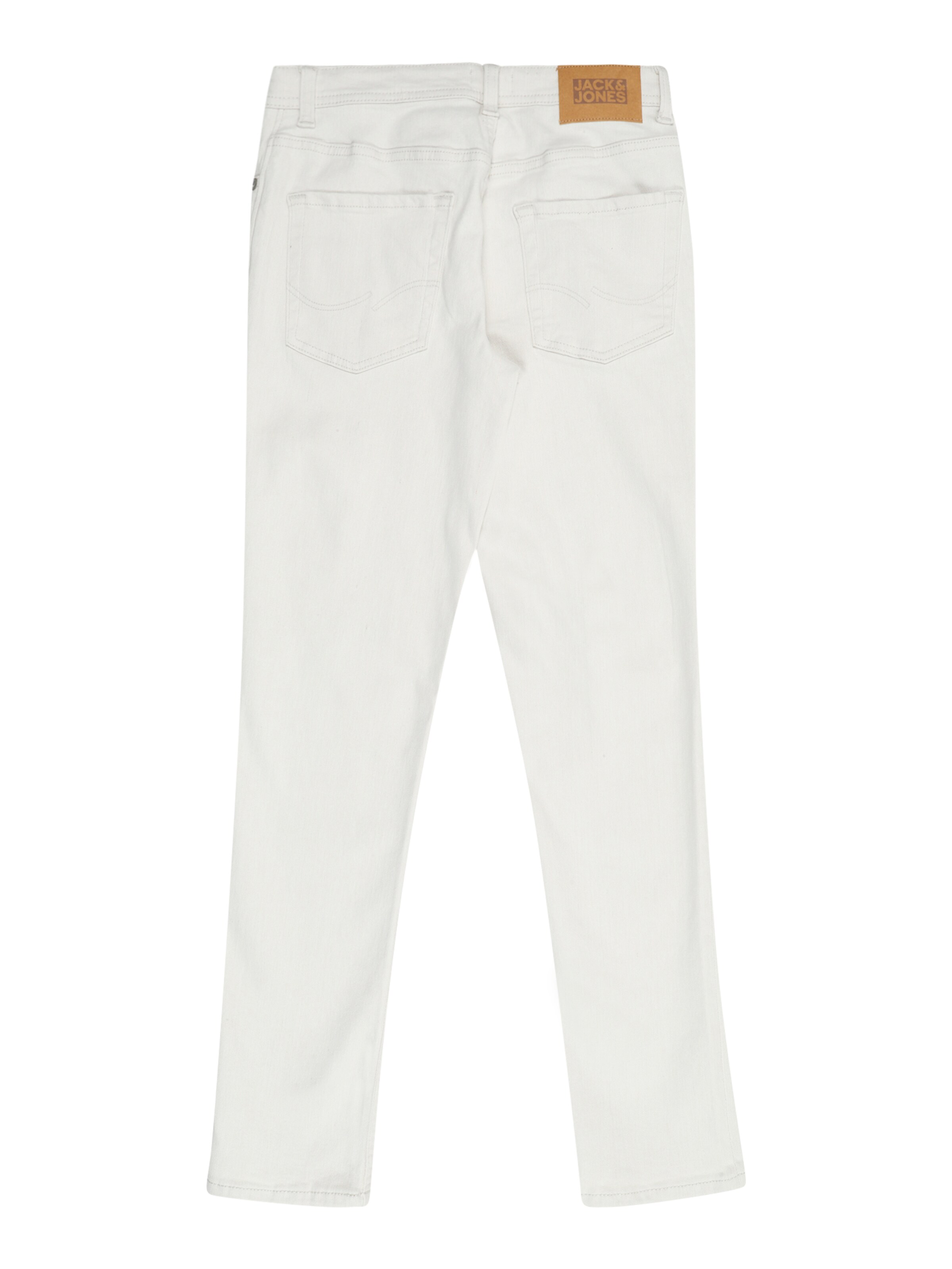 Jack & Jones Junior - regular Vaquero 'JJIGLENN JJORIGINAL' en blanco
