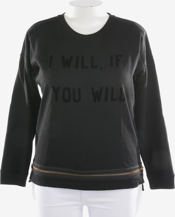 ZOE KARSSEN Sweatshirt & Zip-Up Hoodie in M in Black: front