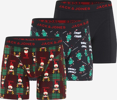 JACK & JONES Bokserishortsit 'JACRUDOLPH' värissä marine / vihreä / viininpunainen / valkoinen, Tuotenäkymä