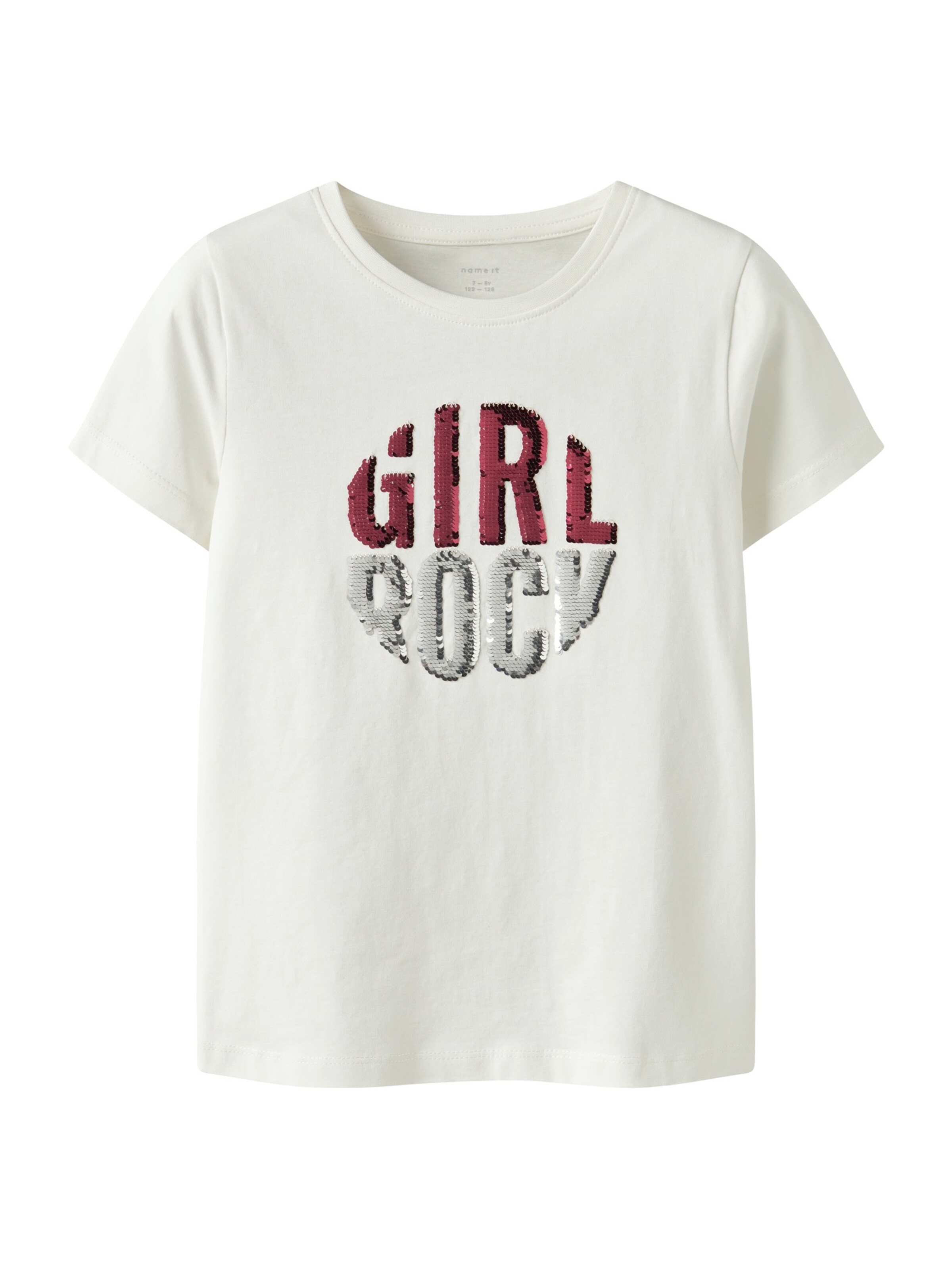 NAME IT Póló 'NKFBONNIFA' - fehér: elől