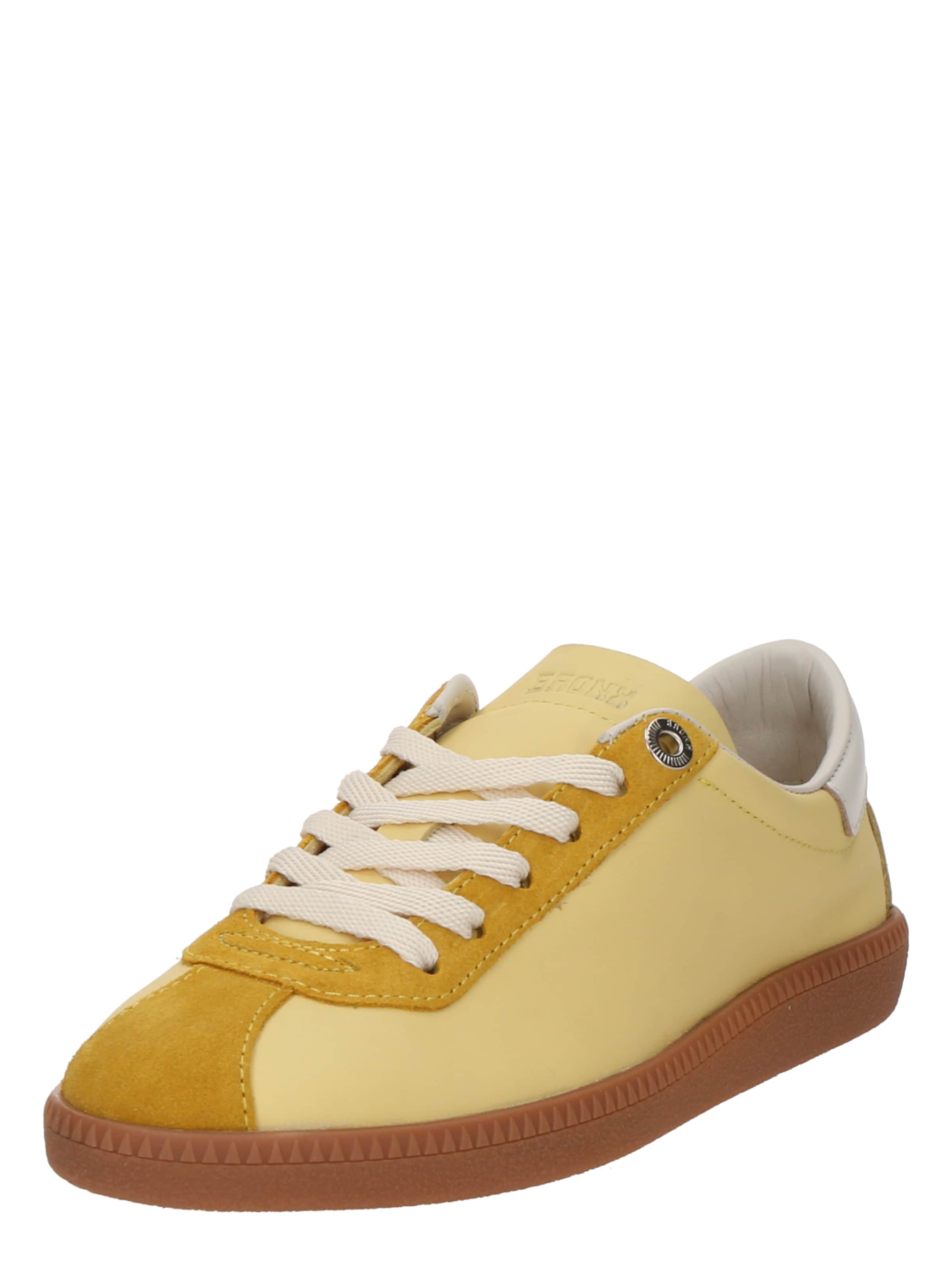 Baskets basses 'Bob-Bie' BRONX en jaune : devant