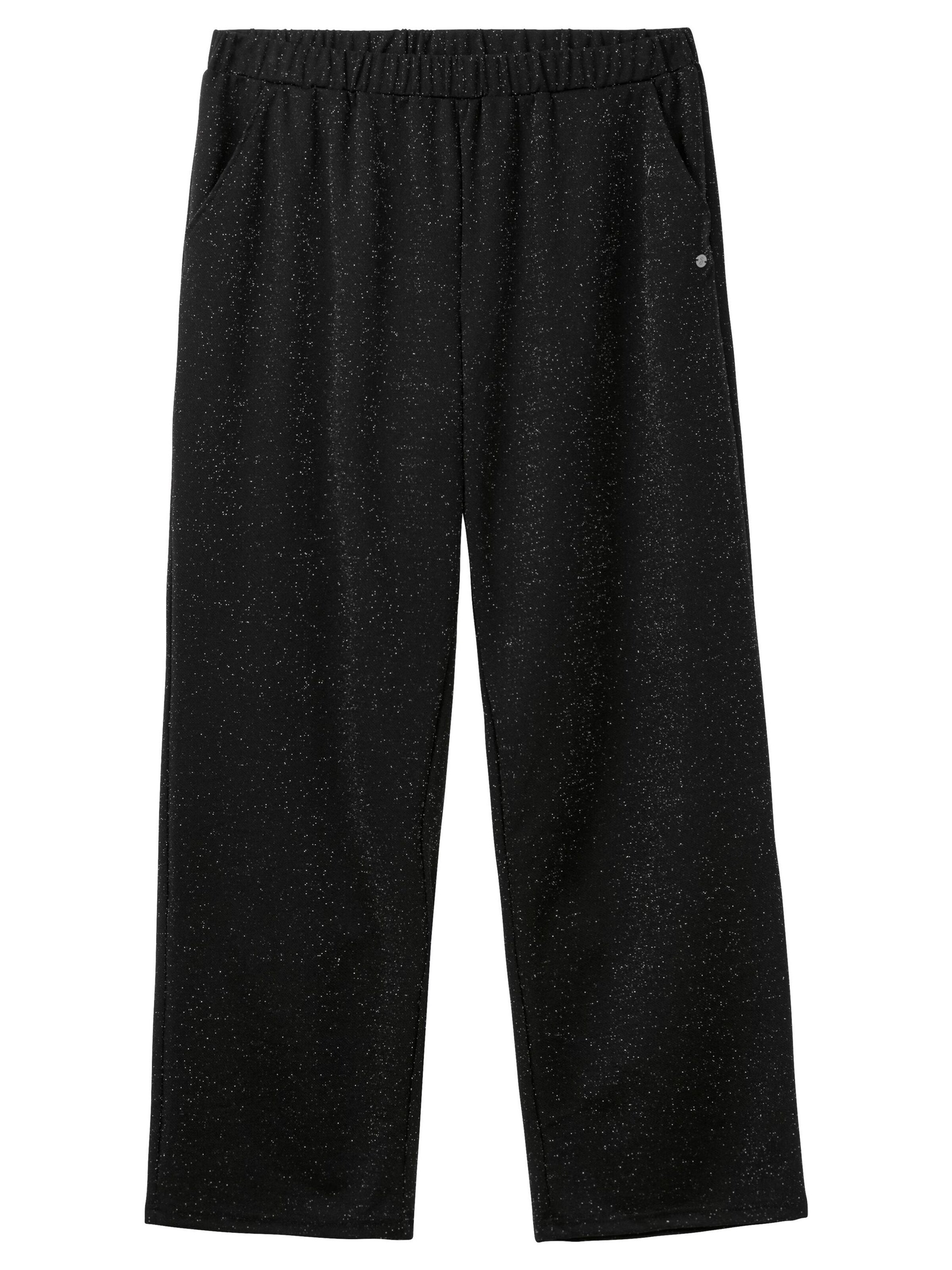 melns SHEEGO Vaļīgs piegriezums Bikses: no priekšpuses