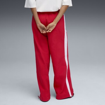 PUMA Wide leg Broek 'T7' in Rood