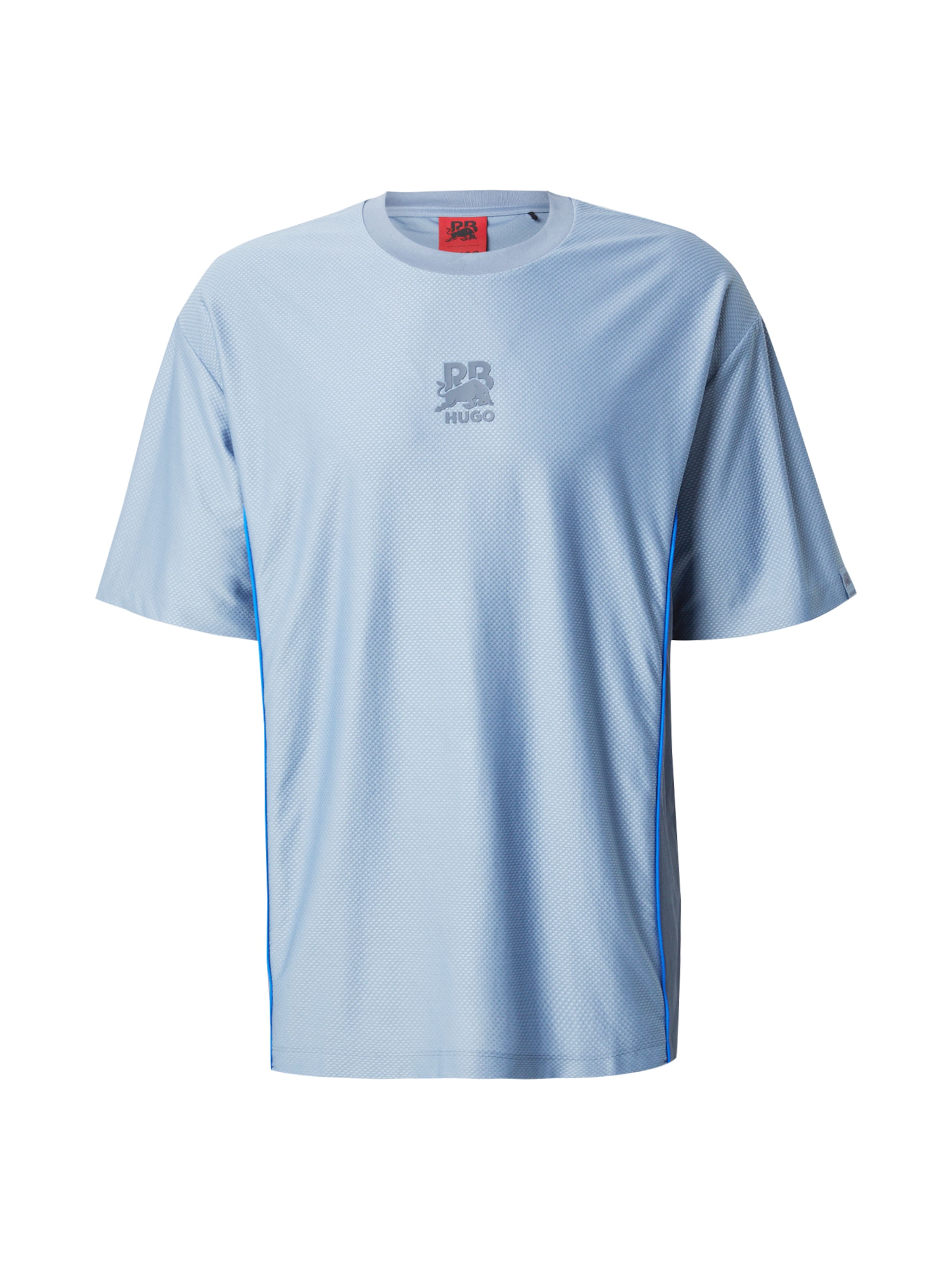 HUGO - Camiseta 'Dinokey_RB' en azul: frente