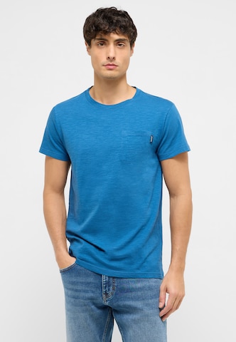 MUSTANG T-Shirt 'Allen' in Blau: Vorderseite