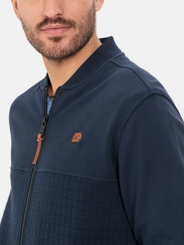 CAMEL ACTIVE Zip-Up Hoodie in Blue