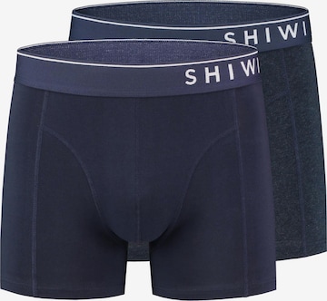 Boxers 'Solid ' Shiwi en bleu : devant