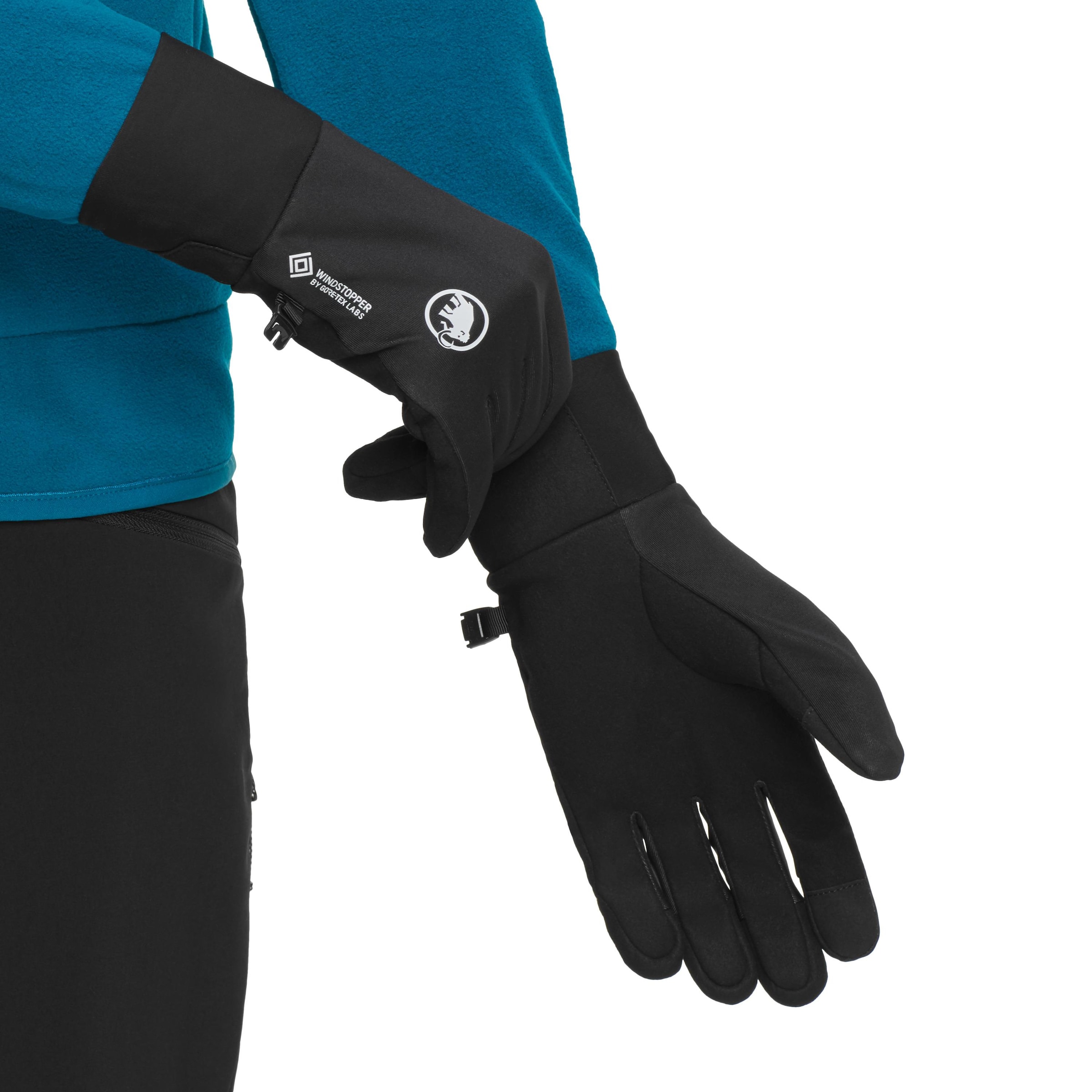 MAMMUT Athletic Gloves 'Astro Light' in Black