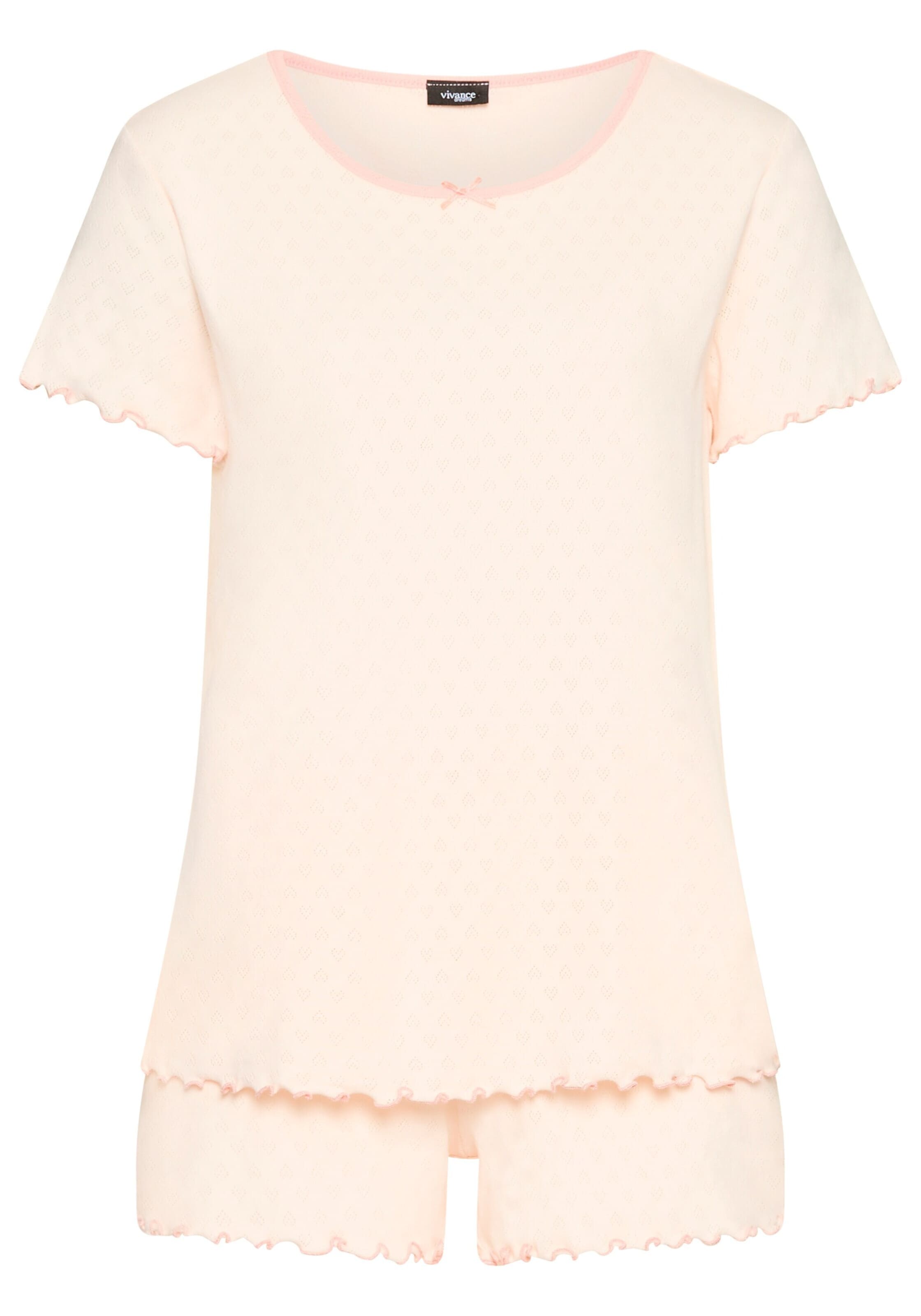 oranžinė VIVANCE Pižama su šortais: priekis