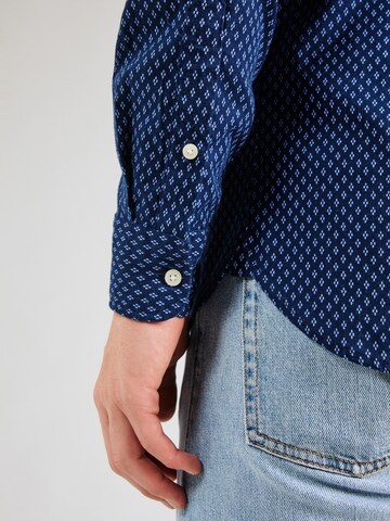 TOMMY HILFIGER Regular fit Overhemd in Blauw