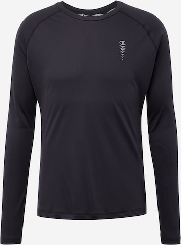 Champion Authentic Athletic Apparel Performance shirt in Black: front