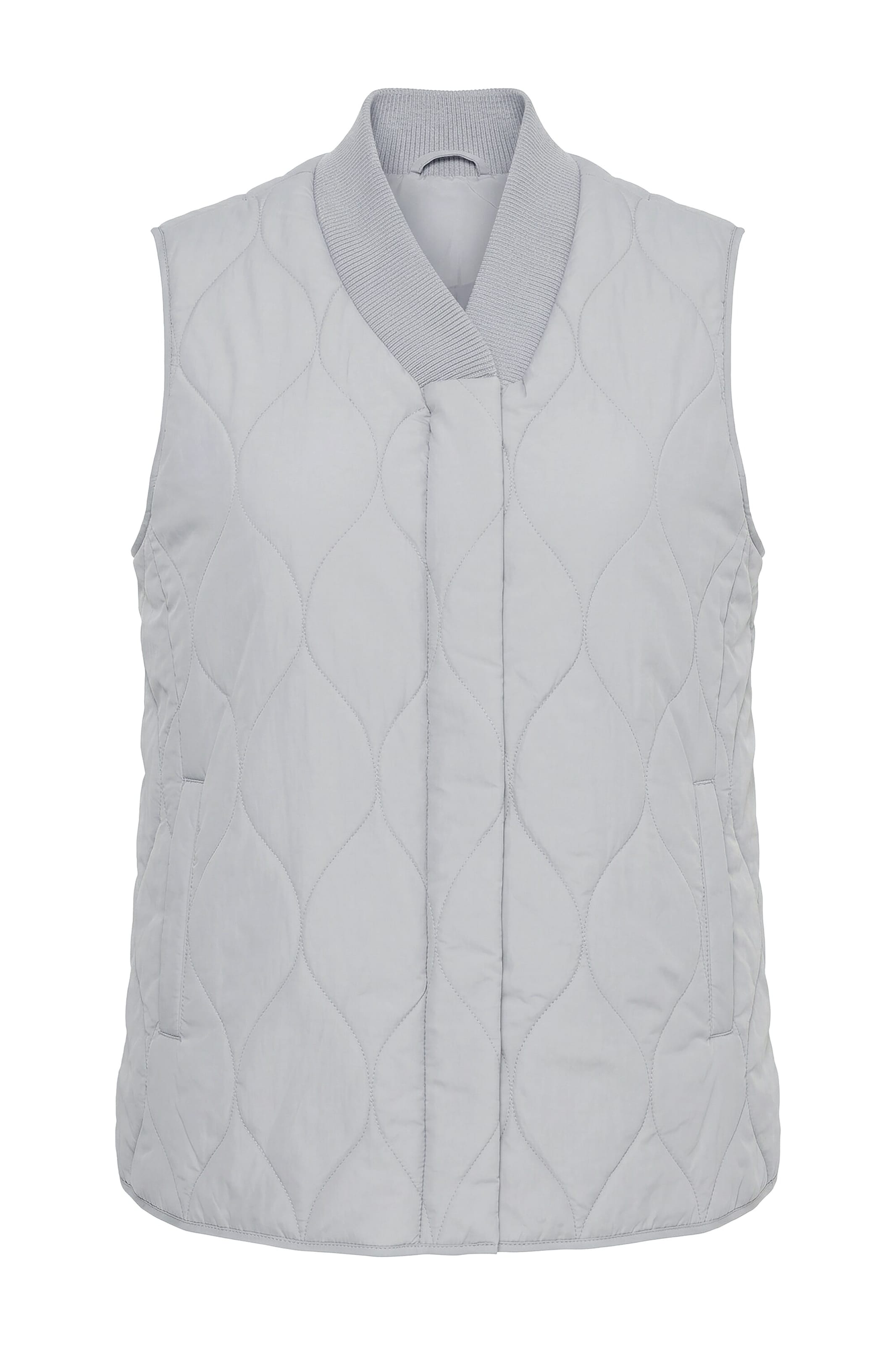Ulla Popken Vest in Grey: front