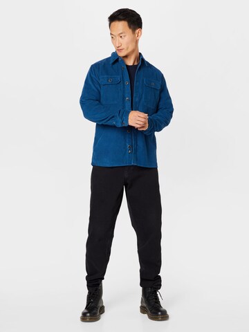 Petrol Industries Regular fit Button Up Shirt in Blue