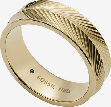 FOSSIL Ring in Gold: front