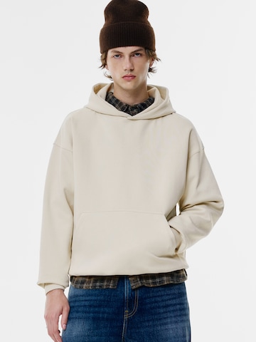 Pull&Bear Sweatshirt in Wit: voorkant