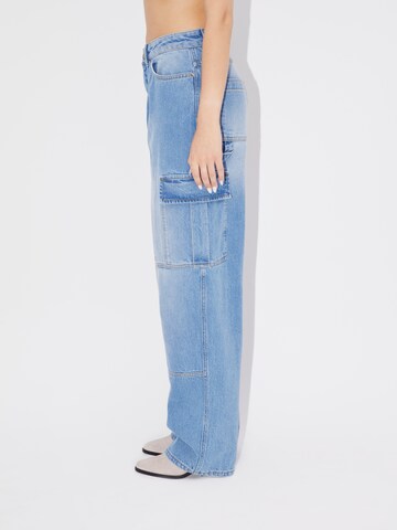 LeGer by Lena Gercke Loose fit Cargo jeans 'Mirell Tall' in Blue