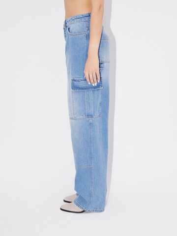 LeGer by Lena Gercke Loosefit Cargojeans 'Mirell Tall' in Blauw