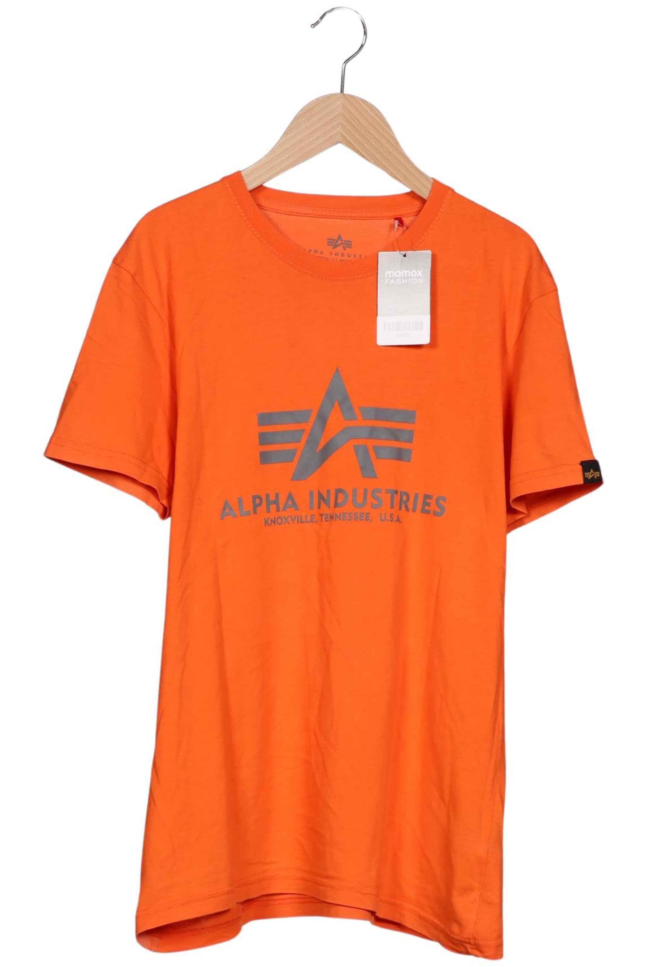 ALPHA INDUSTRIES Shirt in M in Orange: front