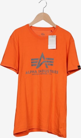 ALPHA INDUSTRIES Shirt in M in Orange: front