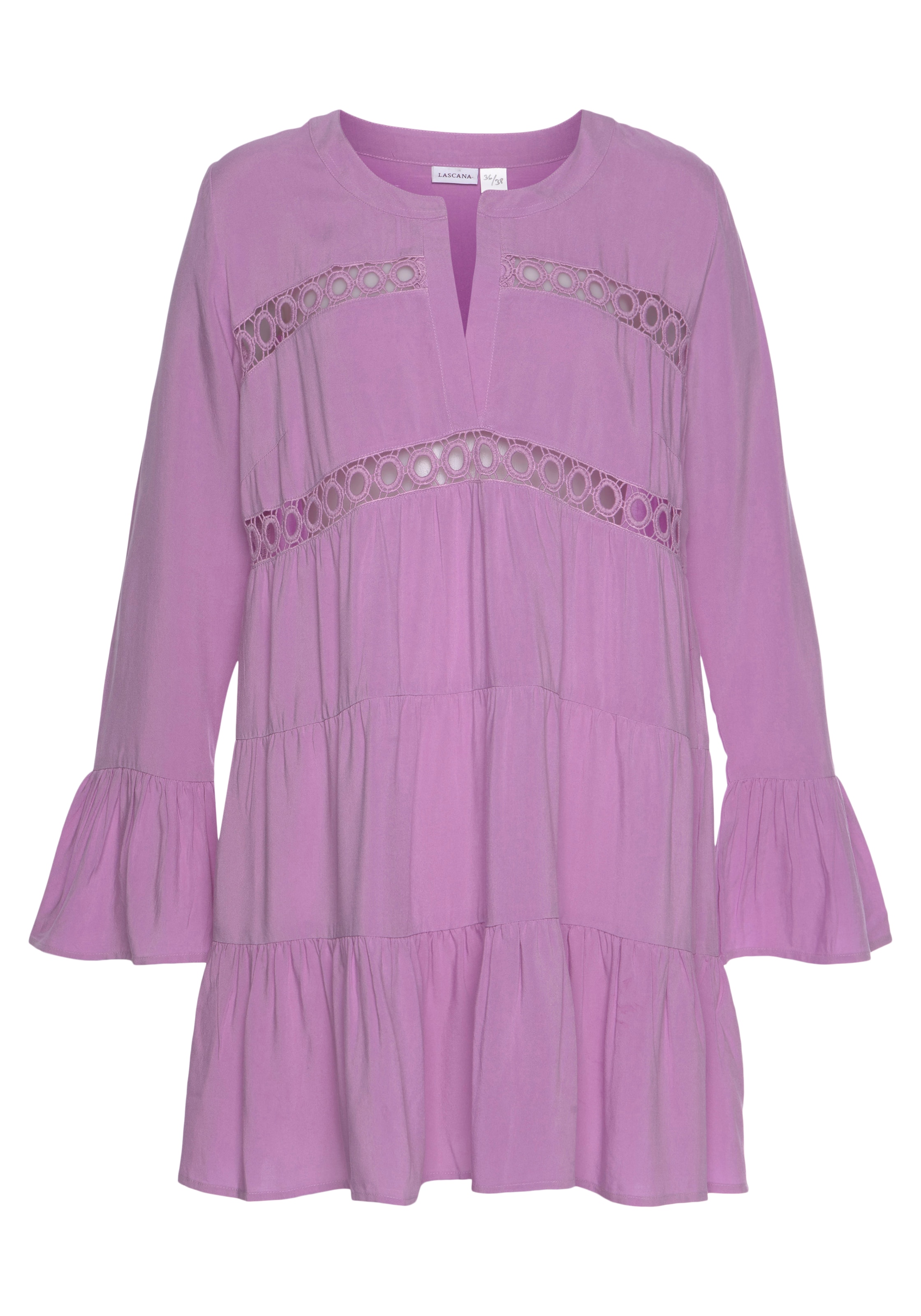 LASCANA Kleit 'Lola', värv lilla: eest vaates