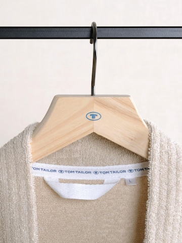TOM TAILOR Bademantel lang in Beige