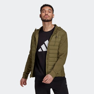 ADIDAS TERREX - Chaqueta de montaña 'Varilite Hybrid' en verde: frente