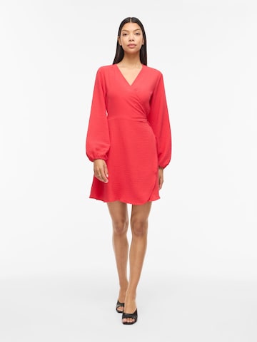 VILA Jurk 'VILovie' in Rood: voorkant