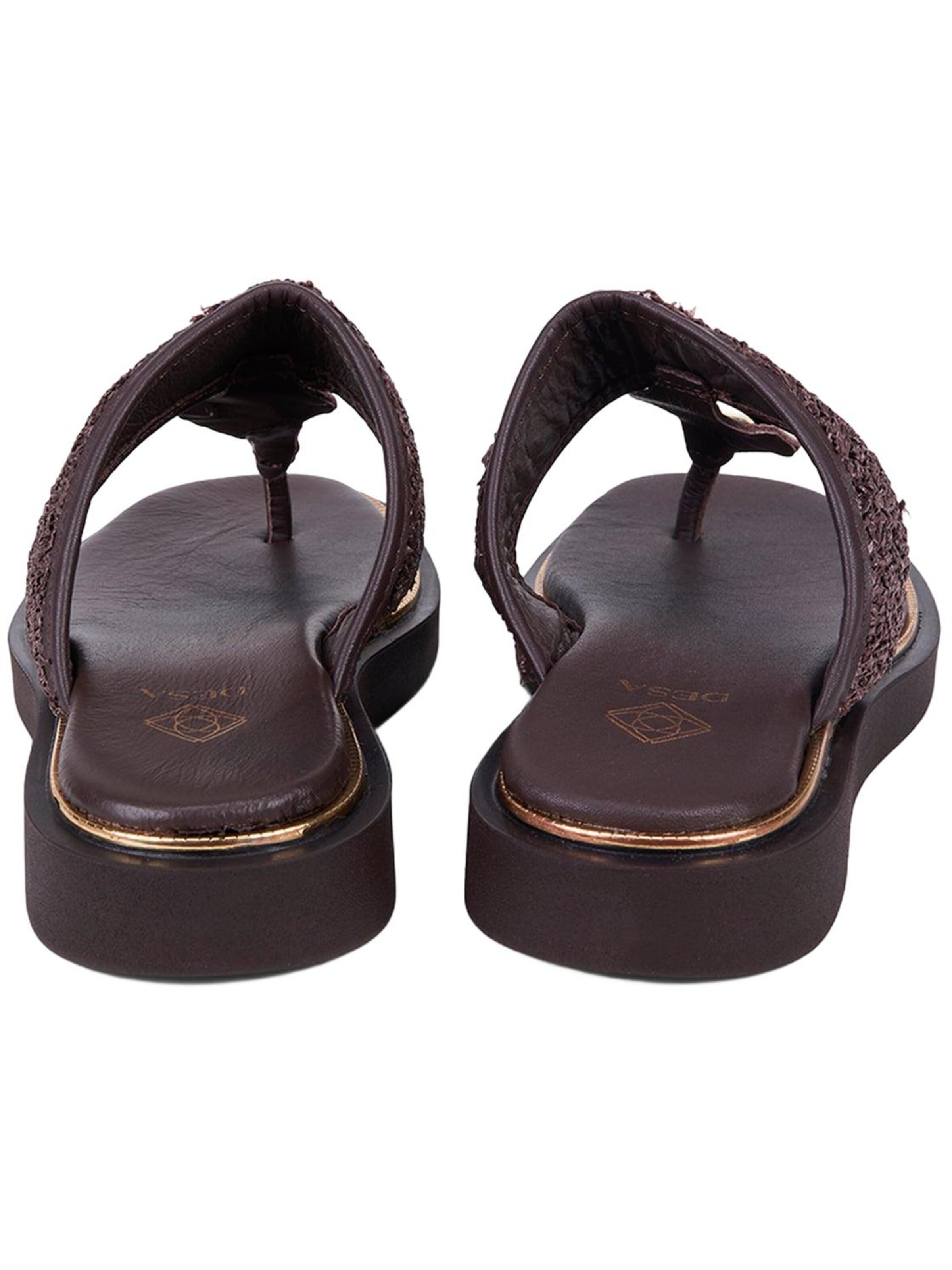 Desa Teenslipper in Bruin