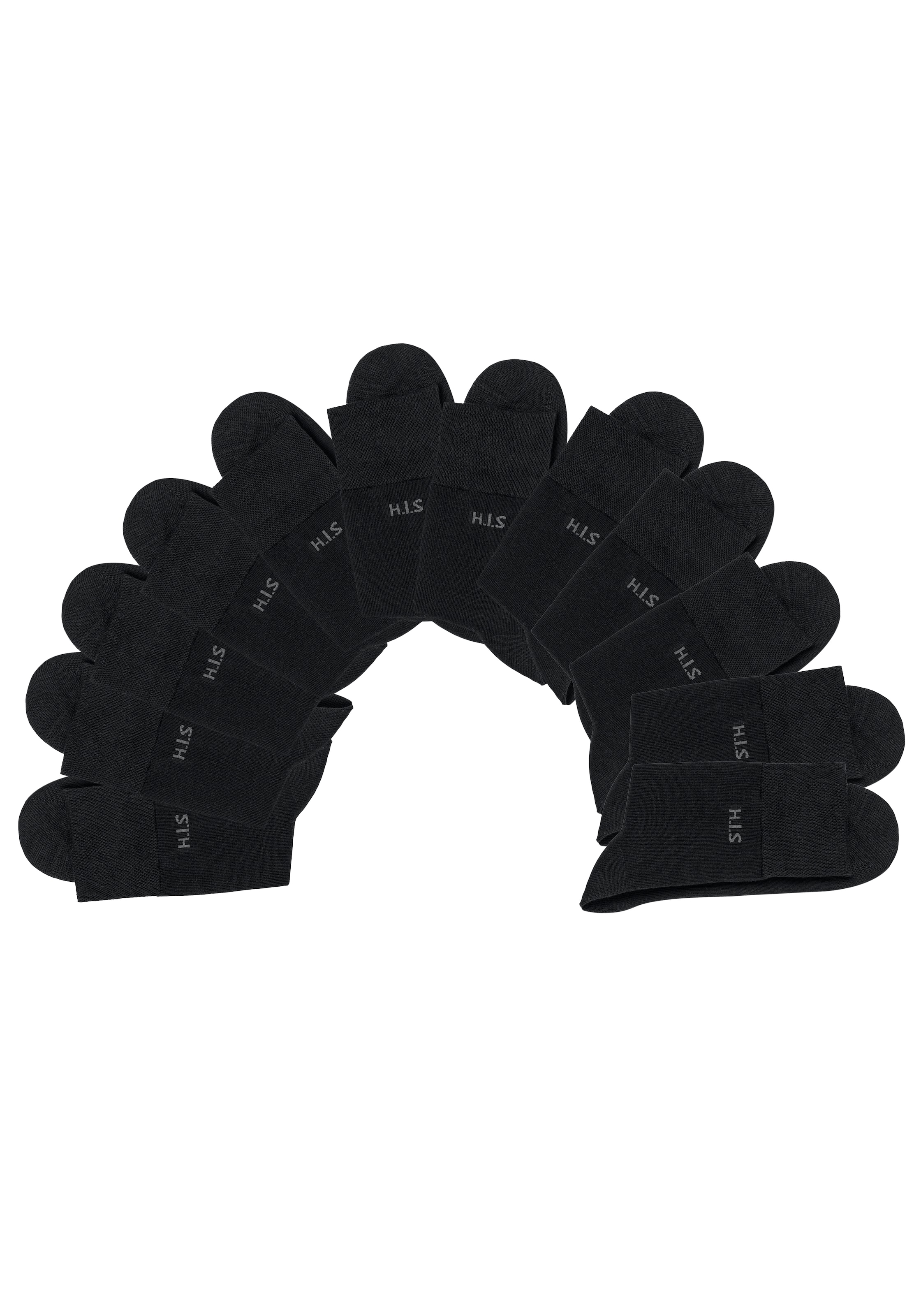 H.I.S Socken in Schwarz