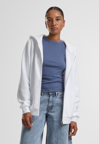 Urban Classics Sweatjacka i vit