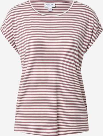 VERO MODA Shirt 'VMAVA' in Bruin: voorkant