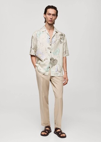 MANGO MAN Regular fit Overhemd 'Bari' in Grijs