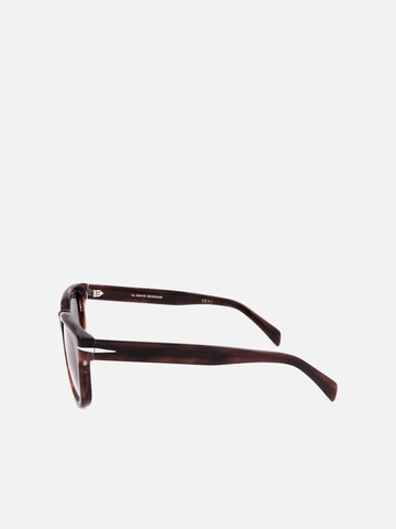 Lunettes de soleil David Beckham en marron