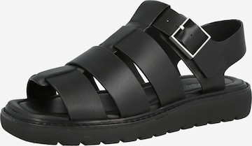 juoda Calvin Klein Sandalai: priekis