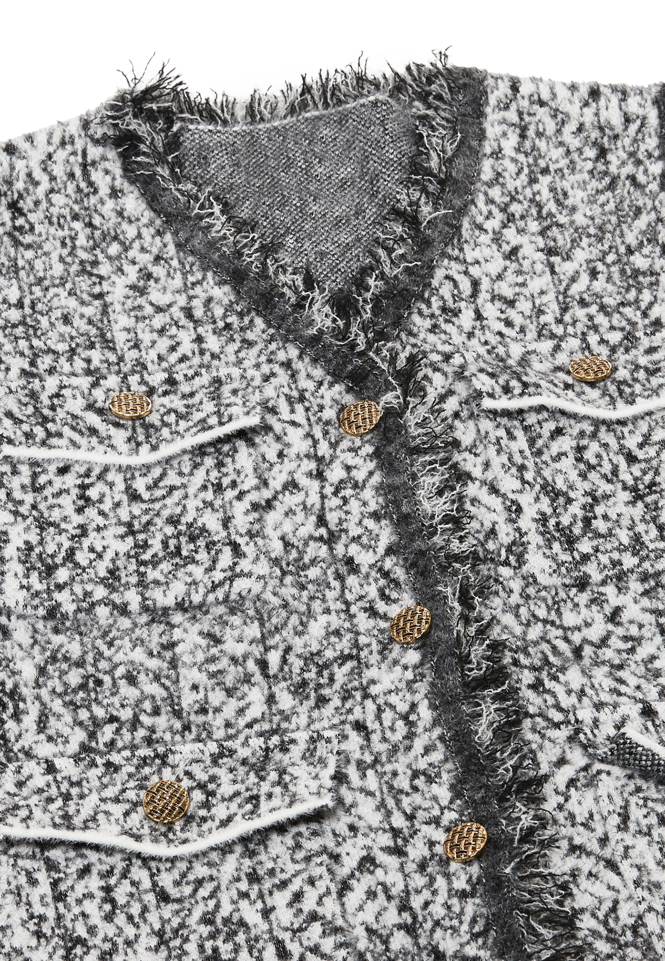 ZITHA Strickweste in Grau