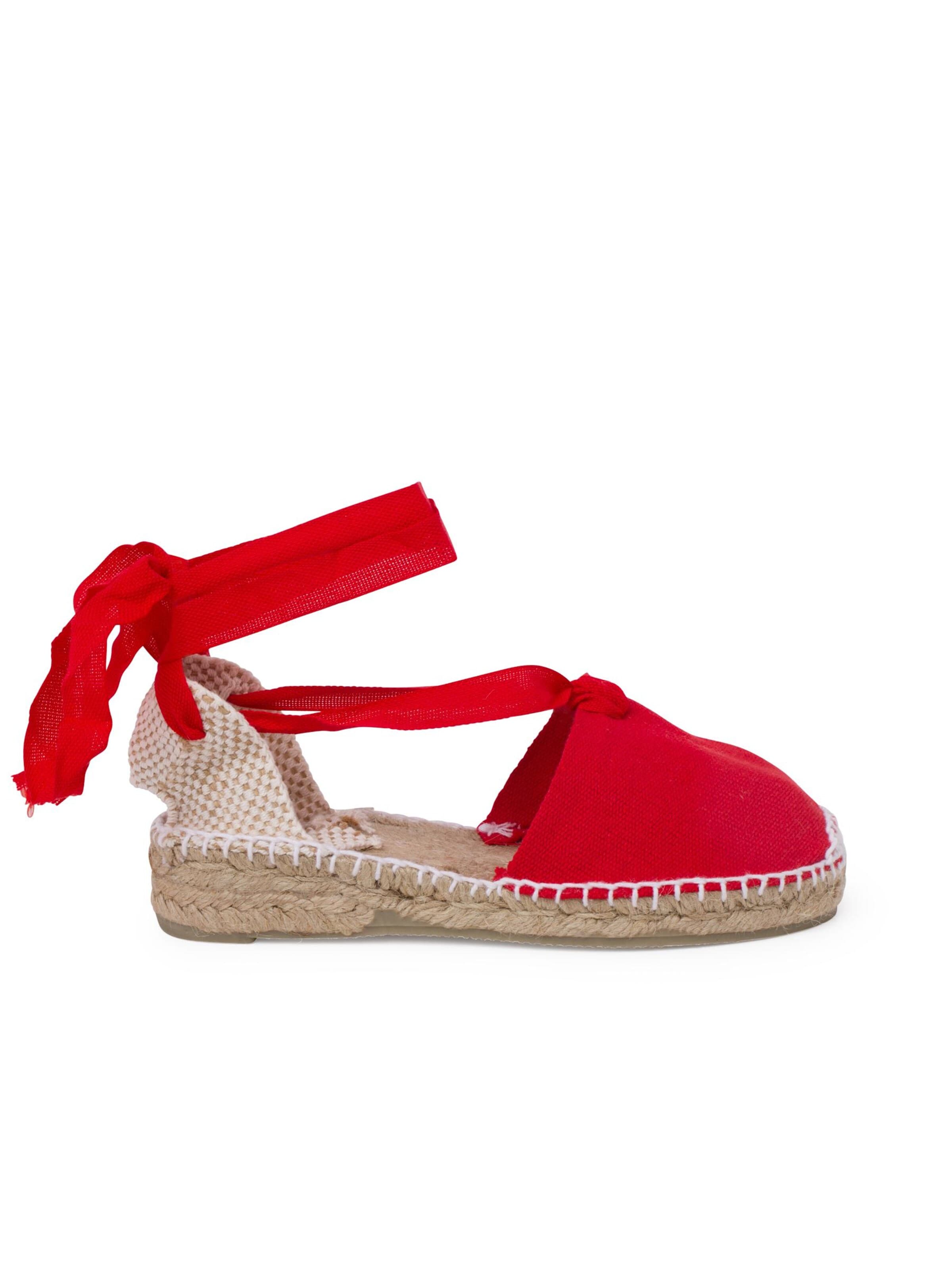 Pisamonas - Sandalias en rojo