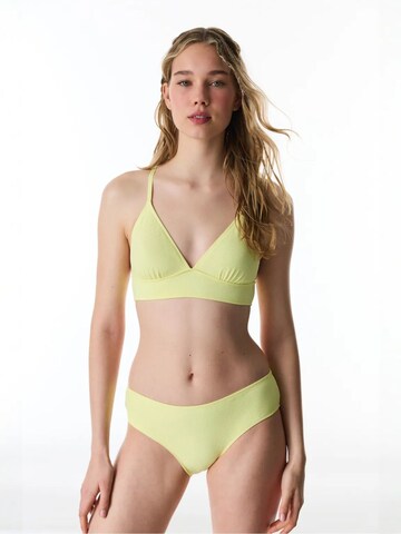 Slip bikini di Penti in giallo: frontale