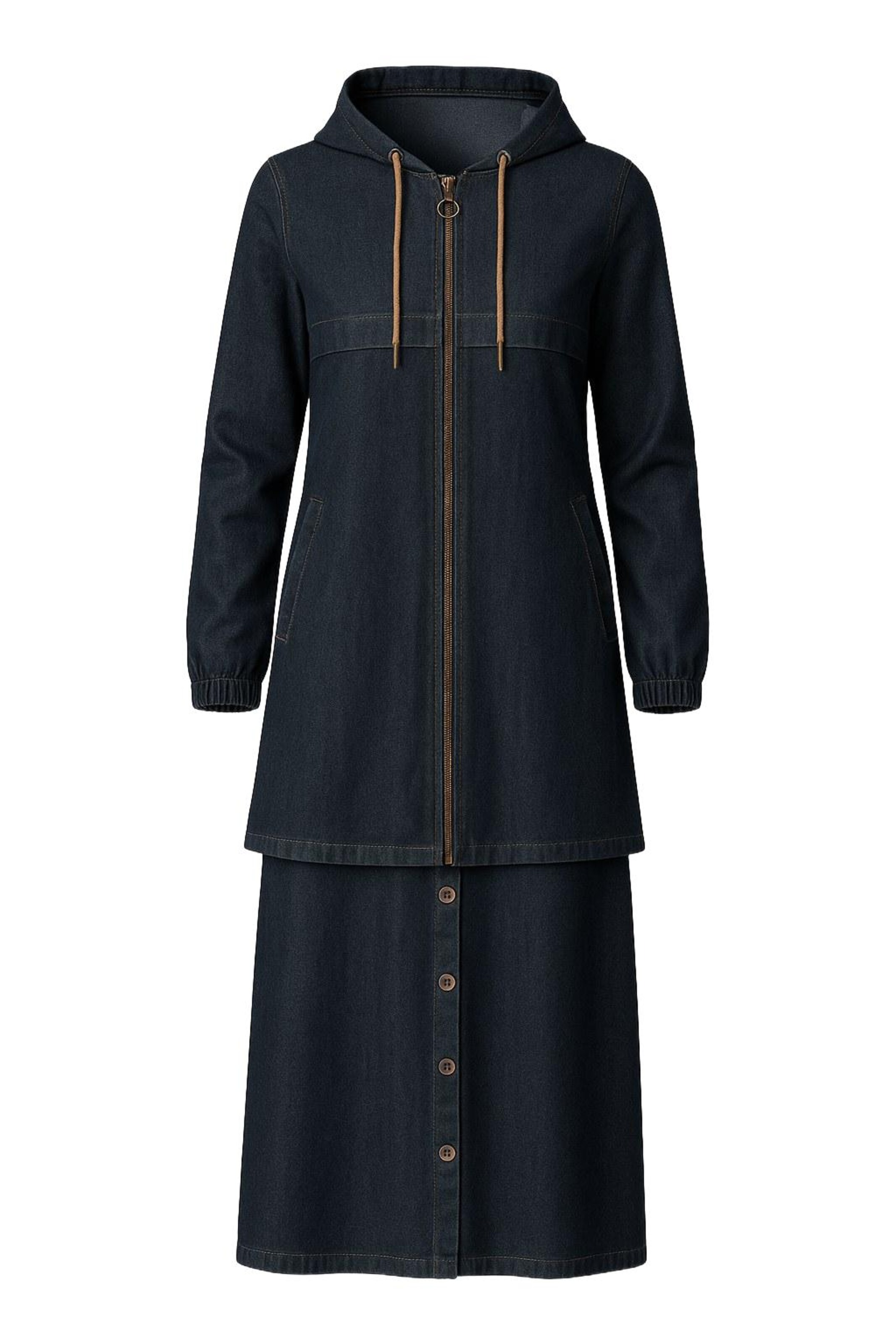 MODAMIHRAM Suit in Blue: front