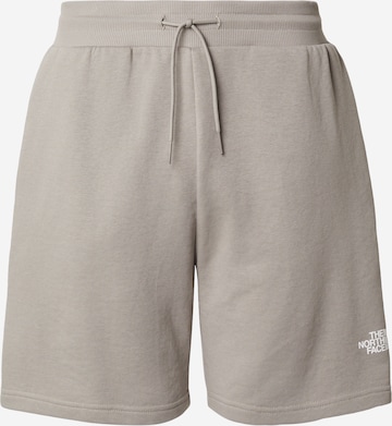 THE NORTH FACE regular Bukser 'Simple Dome' i grå: forside