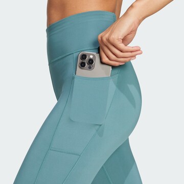 ADIDAS PERFORMANCE Skinny Sporthose 'Own The Run' in Grün