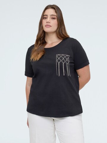 T-shirt Fiorella Rubino en noir