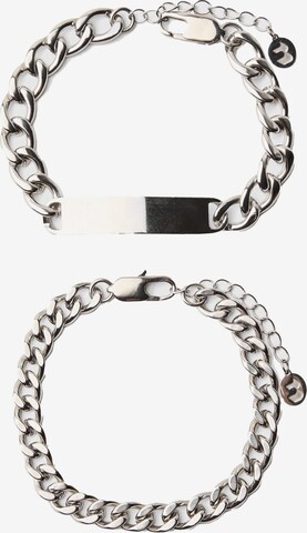 Bershka Bracelet in Silver: front