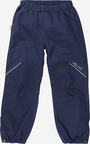Effilé Pantalon d'extérieur 'Lofoten' TROLLKIDS en bleu : devant