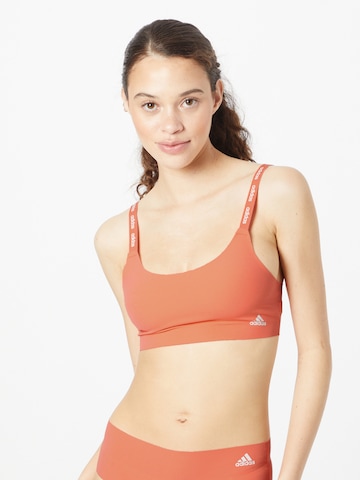 ADIDAS SPORTSWEAR Bustier Sport-BH in Orange: predná strana