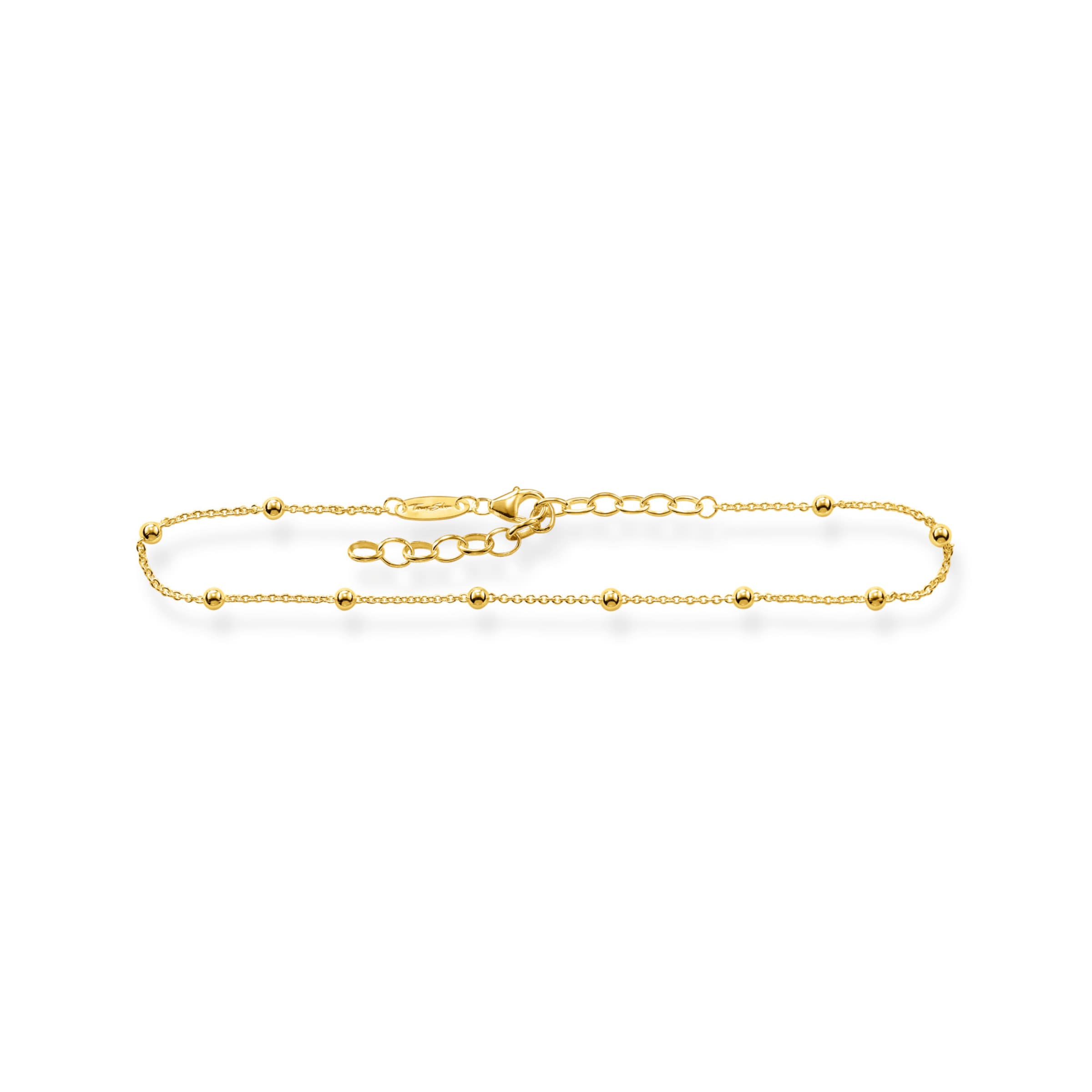 Thomas Sabo Fußkette in Gold: Vorderseite