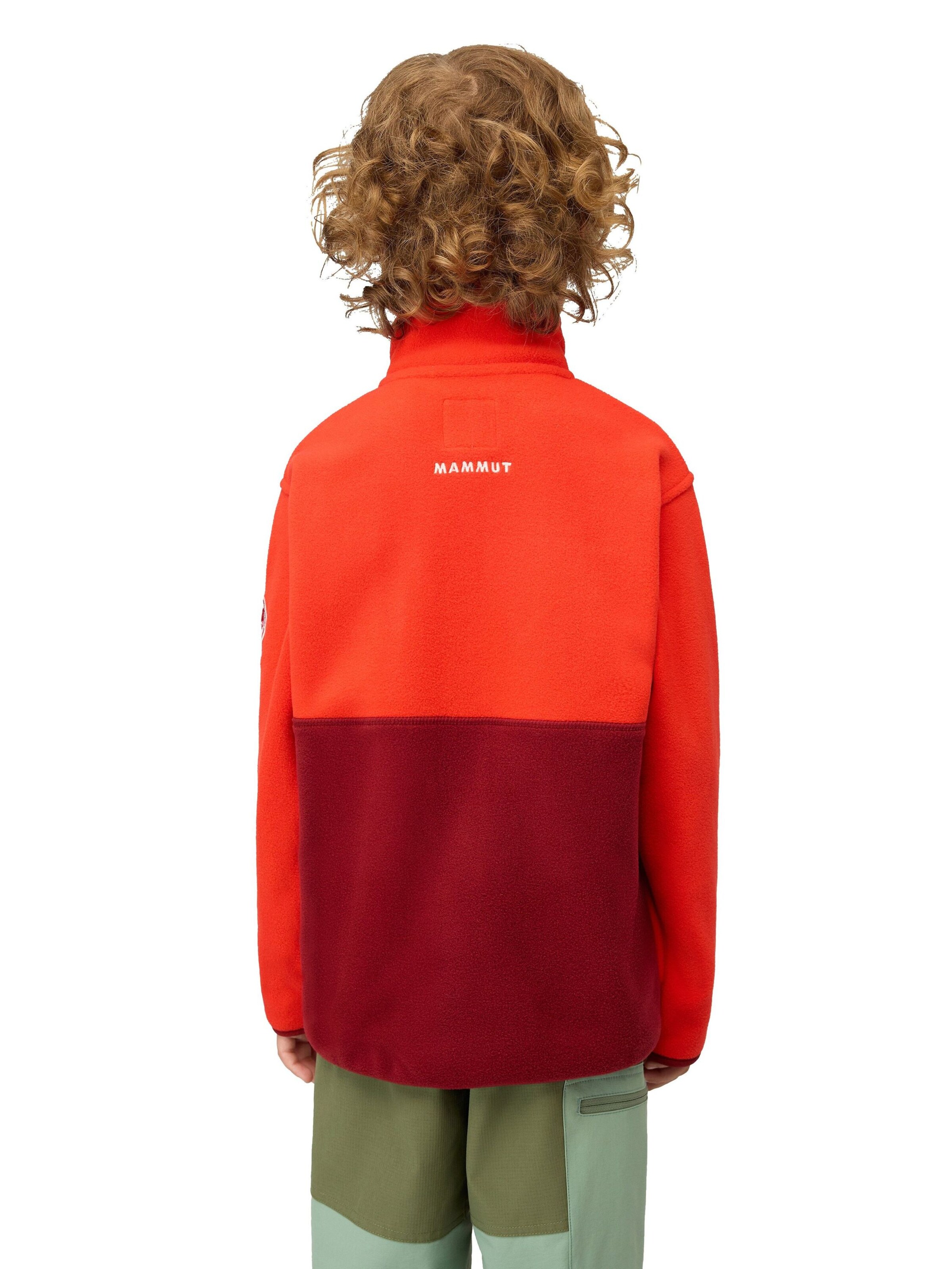 MAMMUT Athletic Fleece Jacket 'Waymarker' in Red