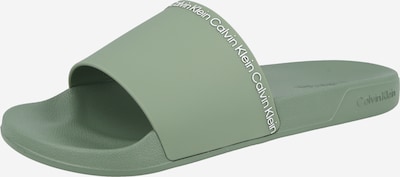 Calvin Klein Natikače s potpeticom 'ESS' veličine 40 u pastelno zelena / bijela, Pregled proizvoda
