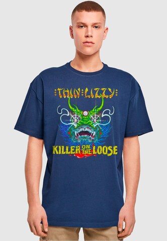 Merchcode T-Shirt 'Thin Lizzy - Killer Cover' in Blau: predná strana